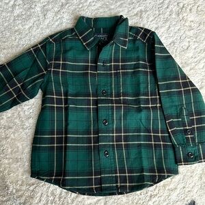 Children’s Place Plaid button up. Size 24 mo.